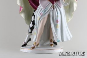 Статуэтка Карнавал. Фарфор. Royal Dux, Чехословакия. Вторая пол. XX в.