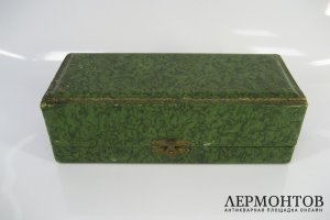 Флакон для духов. Серебро 950, стекло. Франция, XIX век. 