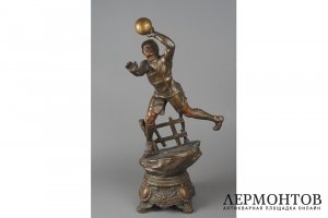 Скульптура Вратарь. Франция, Париж, 1930-е гг. Шпиатр.