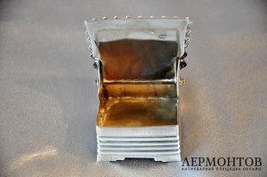 Солонка-трон. Серебро 84. Российская империя