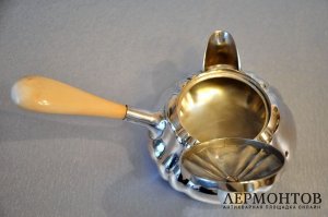 Кофейник-турка. Серебро 84 пробы. Российская империя