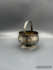 Конфетница в стиле модерн. Серебро 84 пробы, Россия, 1899–1908 годы
