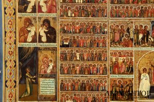 Икона Минея годовая, большая. Кон. XIX-нач. XX вв, Россия. Темпера.