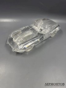 Модель автомобиля «Jaguar E-Type». Хрусталь, Daum, Франция, конец 20 века