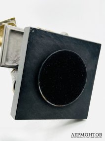 Статуэтка «Бухгалтер». Металл, серебрение, позолота, мрамор, Frank Meisler, Израиль, современная работа