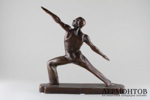 Скульптура Гимнаст. СССР, Монументскульптура, автор модели Янсон-Манизер, 1950-е