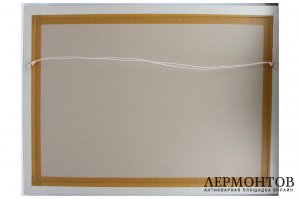Картина. В порту, 1964 г. Л.С. Курзенков. Бумага, гуашь.