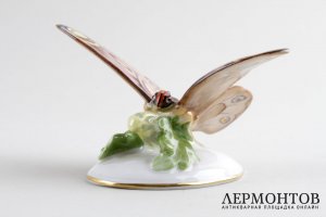 Статуэтка Бабочка. Фарфор, роспись. Германия, Rosenthal, 1921 г.