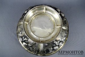 Ваза декоративная. Серебро 800. Германия, XIX век.