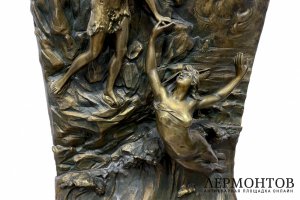Декоративная стела, M. Gasias Западная Европа, конец 19 - начало 20 века. Бронза.