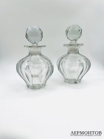 Парные штофы. Стекло, Styptane, Франция, 20 век