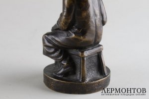 Скульптура Еврей-торговец. Бронза. Австрия, 1916 год. 