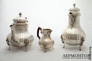 Сервиз Bointaburet. Серебро 950. Франция