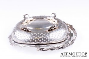 Сухарница. Серебро 812 пробы. Венгрия
