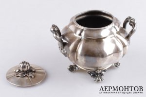 Сахарница Debain. Серебро 950 пробы. Конец XIX в. Франция