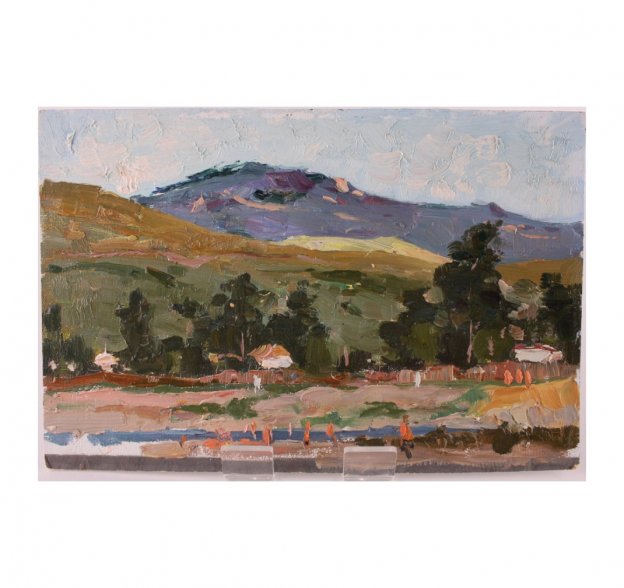 Картина из серии Крымские зарисовки. N5. Чурсин К.Н. Картон, масло. XX в.