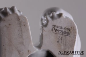 Статуэтка Медвежонок. Фарфор. Бельгия, Серабель, Cerabel, 1930-е.  