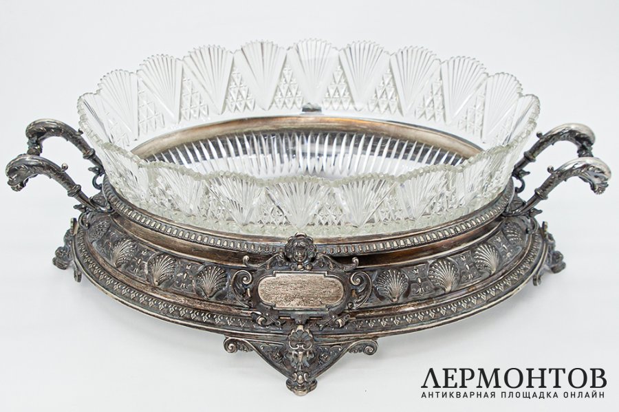 Ваза для фруктов. Германия, ювелирная фирма Koch Bergfeld, нач. 1900-х гг. Серебро.