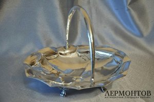 Сухарница. Серебро 84. Российская империя