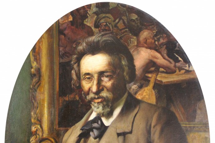 Картина. Портрет И.Е. Репина. Яковлев Василий Николаевич. Холст, масло. 1940-е гг.