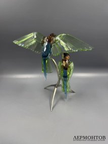 Скульптура «Пчелоеды» из коллекции «Crystal Paradise». Кристаллы, металл, Swarovski, дизайнер Heinz Tabertshofer, Австрия