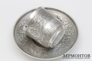 Кофейная пара. Серебро 950 пробы. Франция