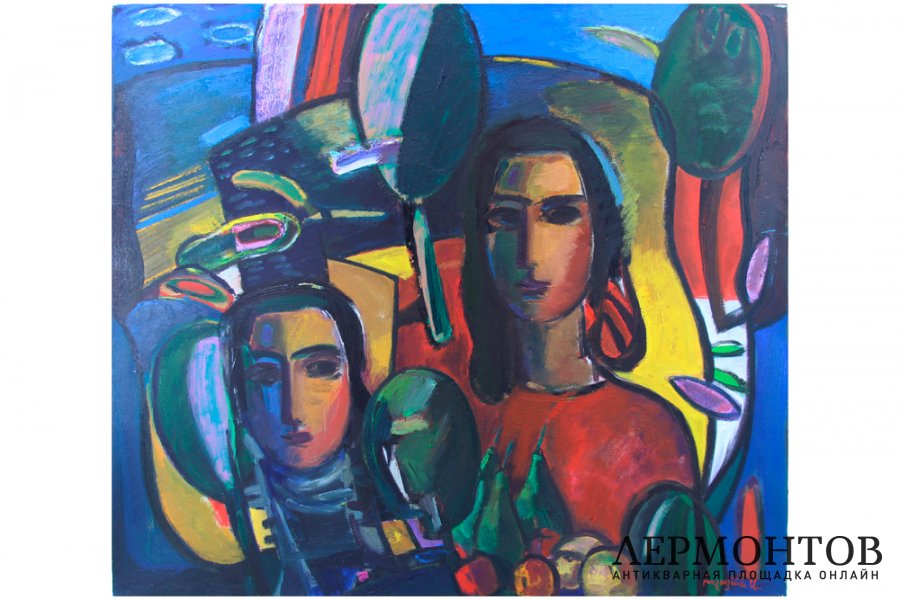 Картина. В садах Арцаха, 2010 г. Альберт Балаян. Холст, масло.