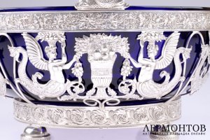 Ваза для фруктов. Серебро 925. Ханау