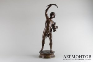 Скульптура Победитель с гальским петухом. Франция, авт. Henri Honore Ple, кон. 19 в.
