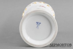Ваза Цветы. Фарфор, роспись. Германия, Мейсен, 1870 - 1910е гг.