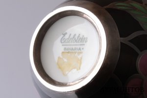 Вазочка. Фарфор в серебре. Edelstein Bavaria. Середина XX в. Германия