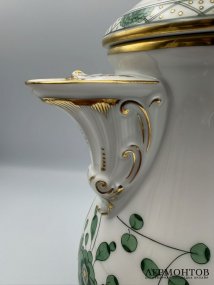 Кофейник «Индийская живопись». Фарфор, роспись, Meissen, Германия, 2-я половина 20 века