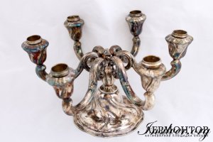 Подсвечник на 6 свечей. Германия. Антиквариат
