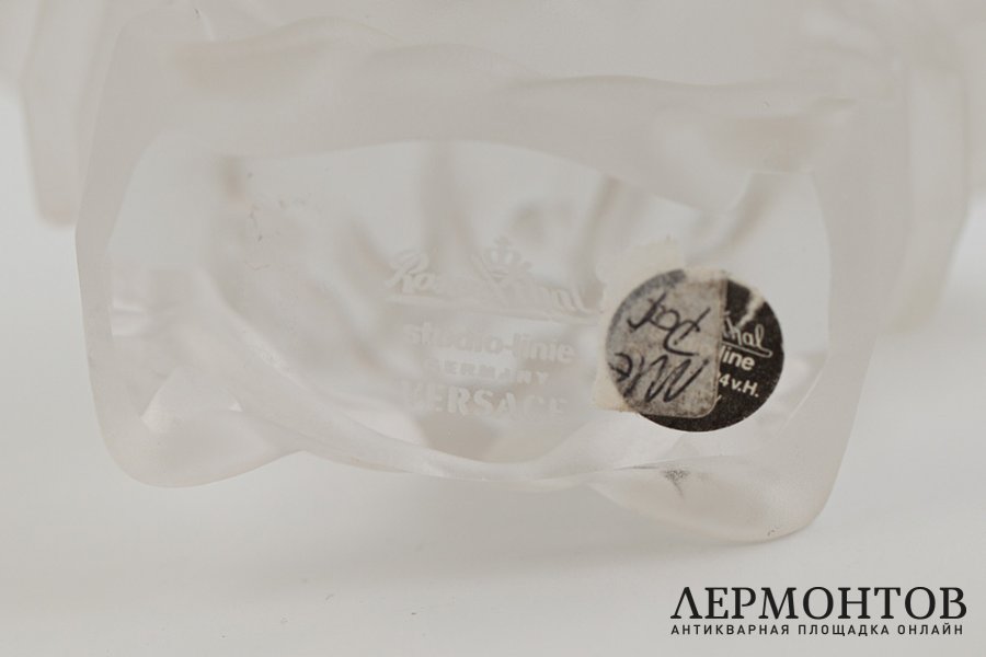 Пресс-папье Medusa Lumiere White 2 шт. Германия, фирма Rosenthal, Versace, 2000 гг.