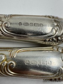 Лопатка и нож для торта. Серебро 925 пробы, Carrs, Великобритания, 20 век