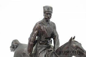 Скульптура Семен Михайлович Буденный на коне. СССР, скульптор А. Мурзин, 1968 год.