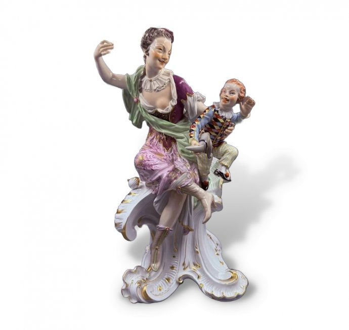 Скульптура «Муза Терпсихора». Фарфор, Meissen, И. И. Кендлер, Германия, 2010 год