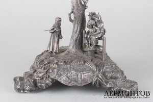 Ваза для фруктов и цветов. Серебро 925 пробы. Англия, 1903 год