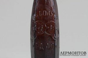 Бутылка, стекло, 19 век. Российская империя.