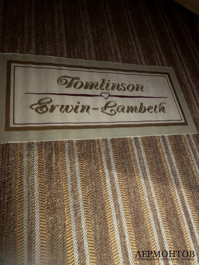 Диван в стиле голливудского регентства. Дерево, жаккард, Tomlinson Erwin-Lambeth, США