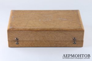 Чайный набор в родной коробке. Молочник, сахарница, щипцы. Россия, мастер СП, 84 пр.