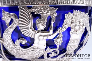 Ваза для сладостей. Серебро 925. Ханау