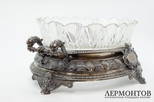 Ваза для фруктов. Германия, ювелирная фирма Koch Bergfeld, нач. 1900-х гг. Серебро.