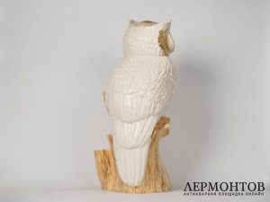 Статуэтка «Сова». Фарфор, Ronzan, Италия, 1970–1980 годы