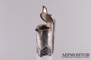 Кувшин в стиле модерн. Серебро 900 пробы, хрусталь. Европа, 1890-1910-е гг.