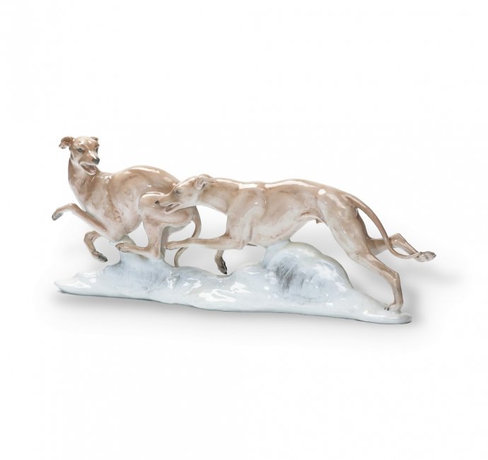Статуэтка «Борзые». Фарфор, Rosenthal, Германия