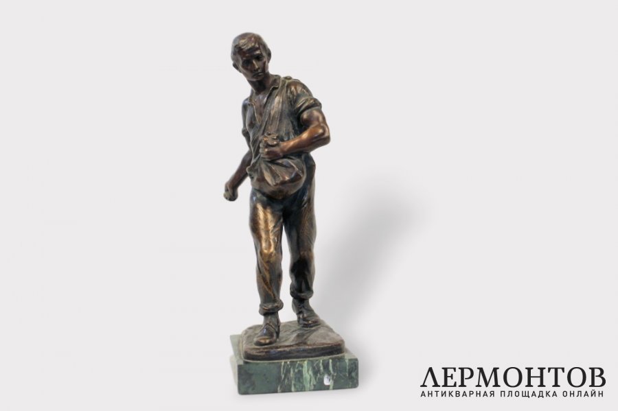 Скульптура. Сеятель. Бронза. Rudolf Kaesbach. Германия.