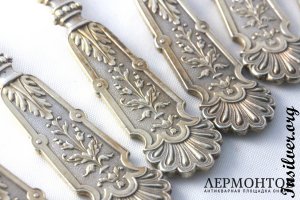Набор чайных ложек. Серебро 800. Германия