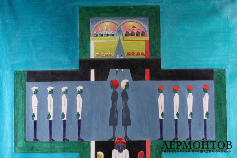 Картина Крест греческий равноконечный. Россия, Тверь, 1969 г.