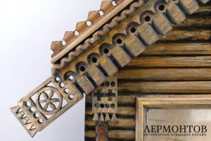 Киот, русский стиль. Россия, 1880-90е гг. Дерево, резьба
